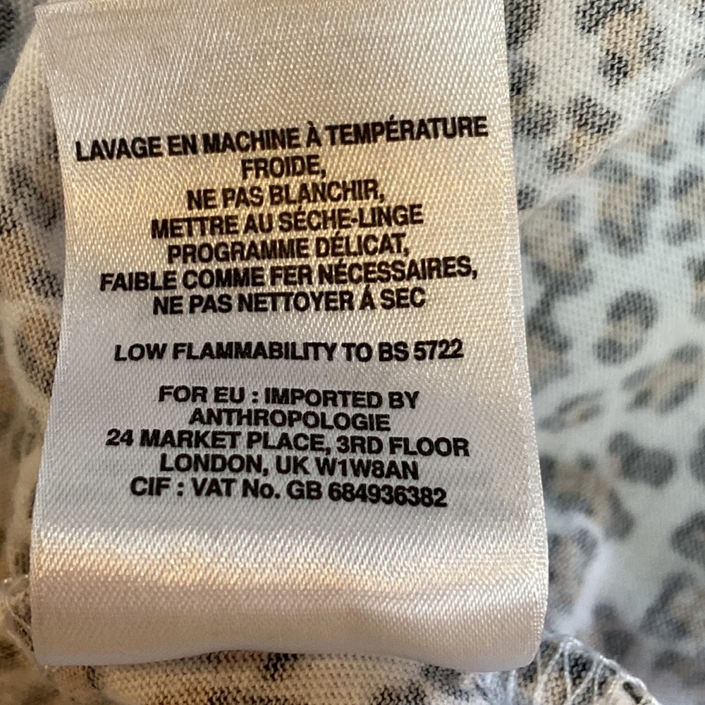 TLA by Anthropologie  Short Sleeve Animal Print Top 4979 - Picture 7 of 7